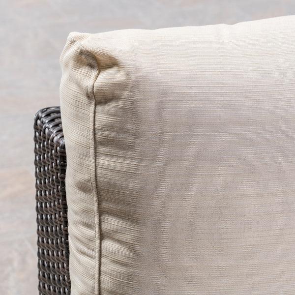 Gdf Studio Tammy Rosa Outdoor 3 Seat Wicker Couch Set With Storage Coffee Table