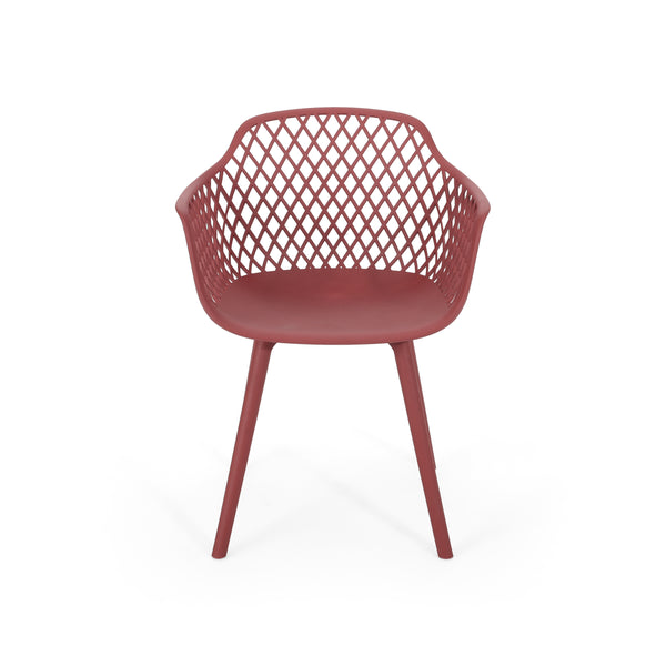 Gdf Studio Tate Outdoor Modern Dining Chair (Set Of 4)