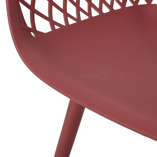 Gdf Studio Tate Outdoor Modern Dining Chair (Set Of 4)