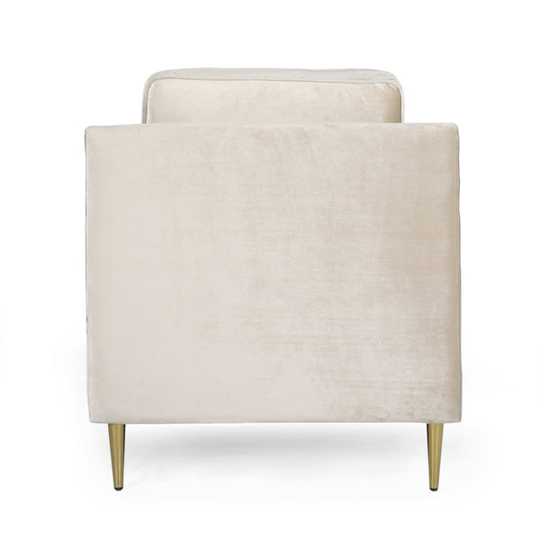 Gdf Studio Taylea Modern Glam Tufted Velvet Club Chair