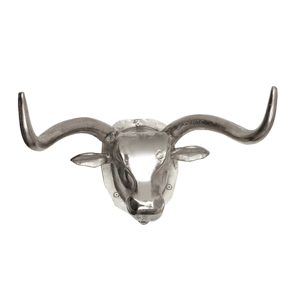 Gdf Studio Telfair Glynn Handcrafted Aluminum Bison Wall Decor