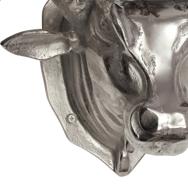 Gdf Studio Telfair Glynn Handcrafted Aluminum Bison Wall Decor
