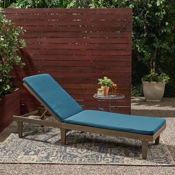 Gdf Studio Teresa Outdoor Fabric Chaise Lounge Cushion