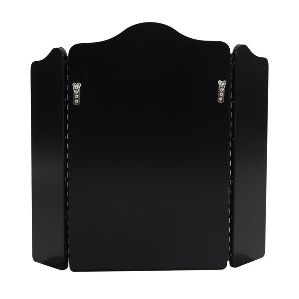 Gdf Studio Terry Modern Glam Foldable 3-Panel Vanity Mirror