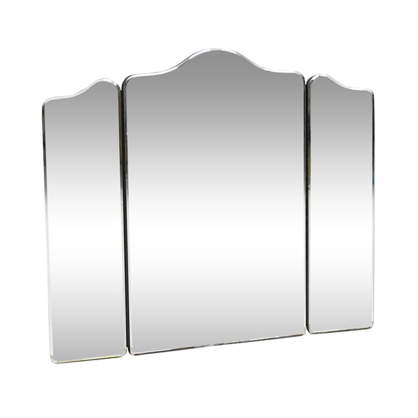 gdf studio Terry Modern Glam Foldable 3-Panel Vanity Mirror
