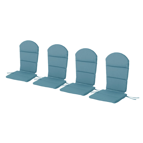 Gdf Studio Terry Outdoor Water-Resistant Adirondack Chair Cushions