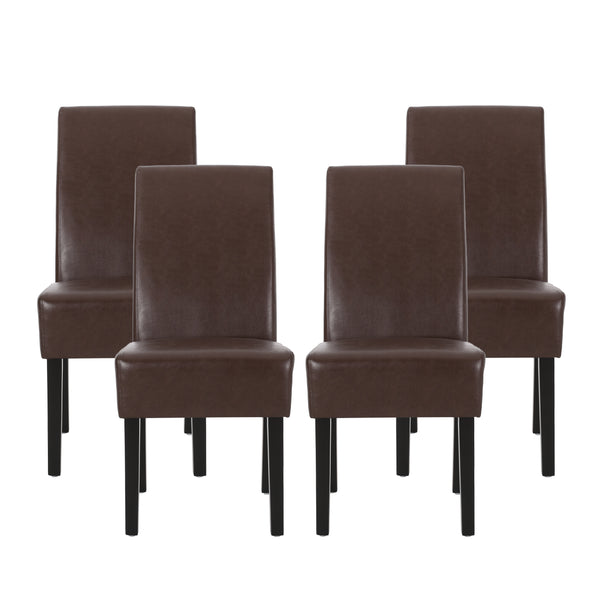 Gdf Studio Thurber Contemporary Upholstered Dining Chairs Set Of 4