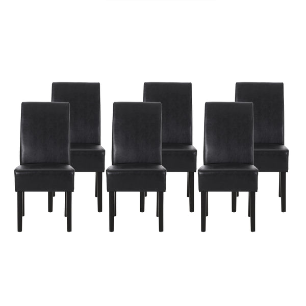 Gdf Studio Thurber Contemporary Upholstered Dining Chairs Set Of 6