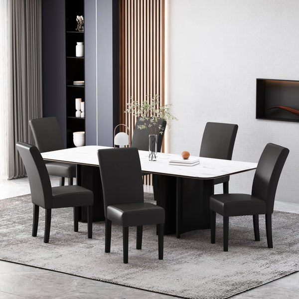 Gdf Studio Thurber Contemporary Upholstered Dining Chairs Set Of 6