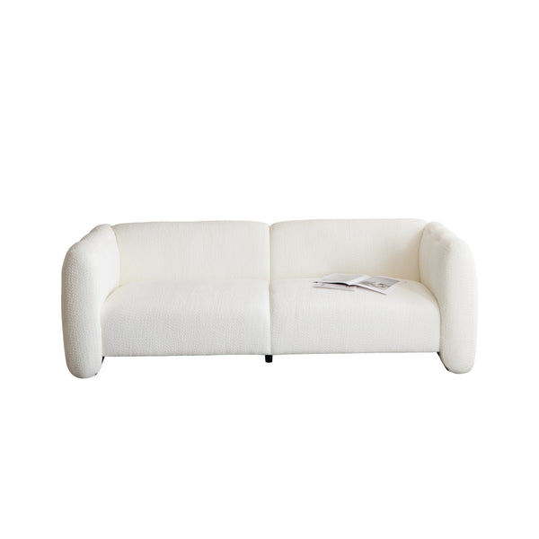 Gdf Studio Tonsona 83" 3-Seater Sofa Wave Design Living Rooms Bedrooms Apartment Office