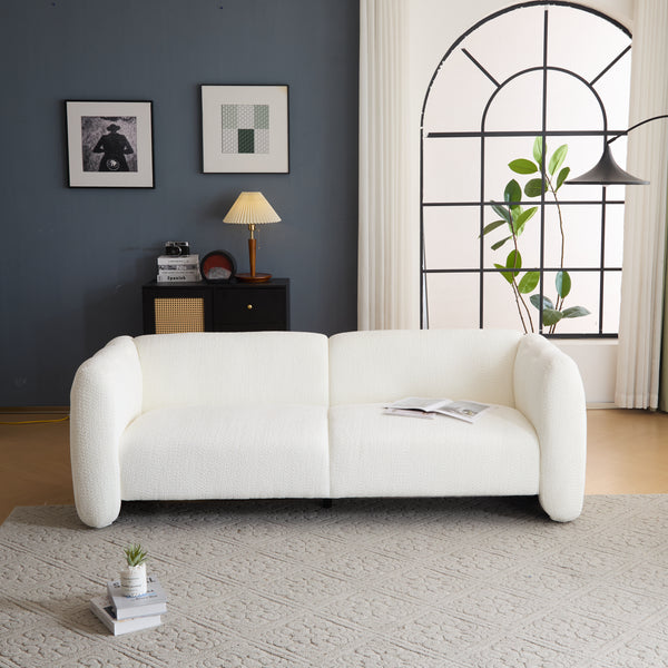 gdf studio Tonsona 83" 3-Seater Sofa Wave Design Living Rooms Bedrooms Apartment Office