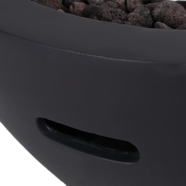 Gdf Studio Toulouse Outdoor 40 000 BTU Lightweight Concrete Fire Pit Bowl (No Tank Holder)