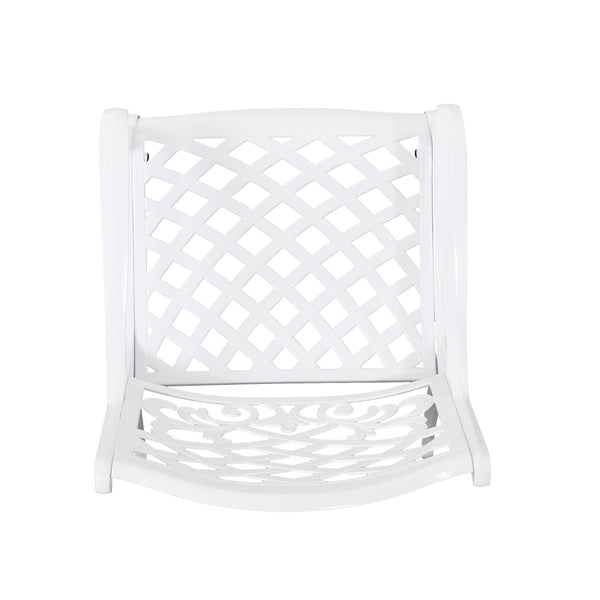 Gdf Studio Tsa Outdoor Cast Aluminum Arm Chair (Set Of 2)