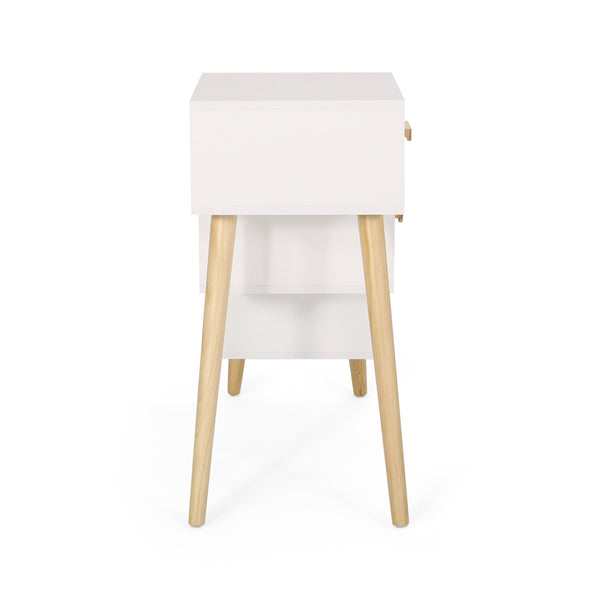 Gdf Studio Tula Mid-Century Modern 3 Drawer Tiered Cabinet