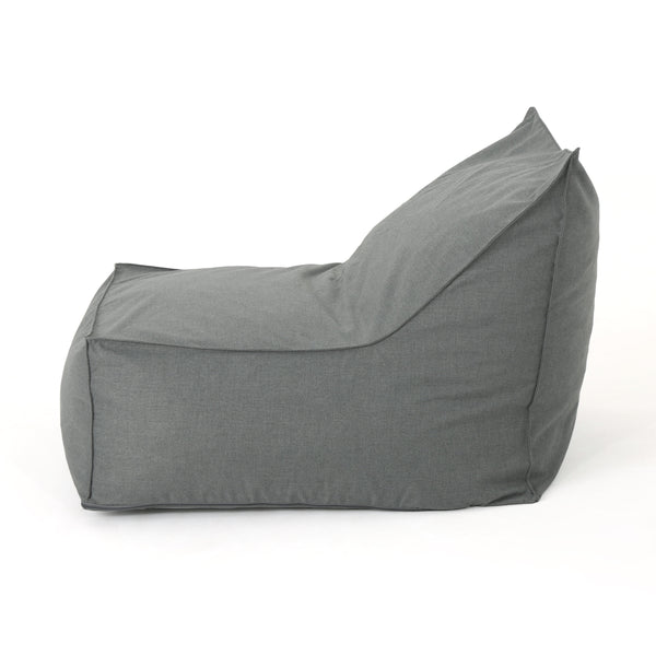 Gdf Studio Tulum Outdoor Water Resistant Fabric Bean Bag Lounger