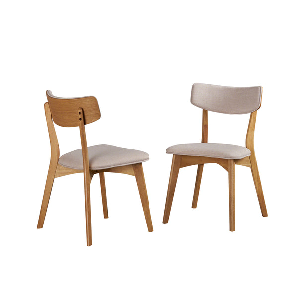 Gdf Studio Turat Mid-Century Modern 7 Piece Dining Set With A-Frame Table