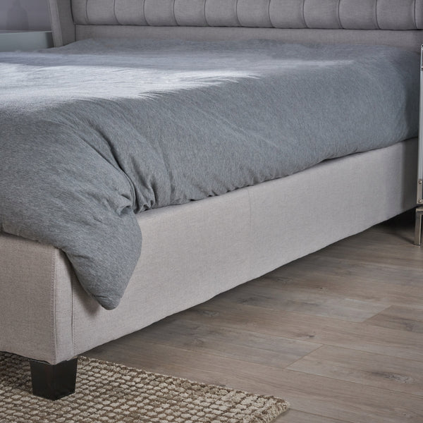 Gdf Studio Twilight Fully Upholstered Fabric Queen Bed Set