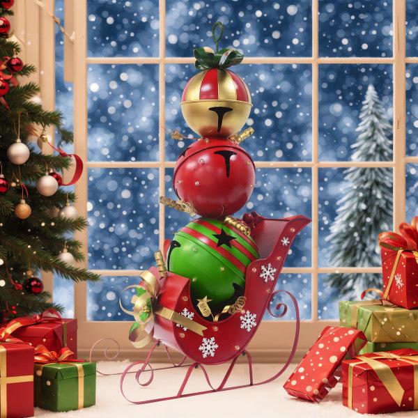 Gdf Studio TwinkleTidings Classic Stacked Christmas Ball Decoration