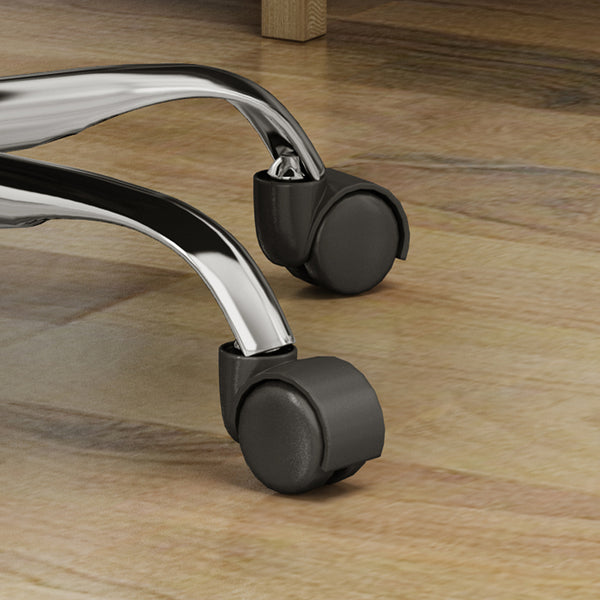 Gdf Studio Tyesha Modern Tufted Microfiber Adjustable Swivel Desk Chair W/ Rolling Casters