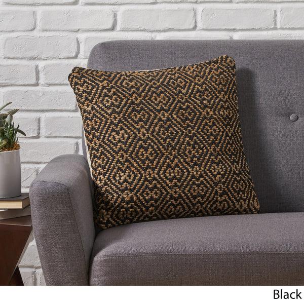 Gdf Studio Tzipporah Boho Jute And Cotton Throw Pillow