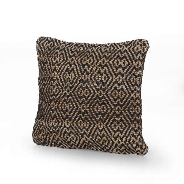 Gdf Studio Tzipporah Boho Jute And Cotton Throw Pillow
