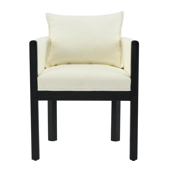 Gdf Studio Ulradarisa Linen Upholstered Armchair (Set Of 2)