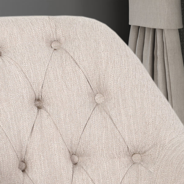 Gdf Studio Uriel Tufted Home Office Chair With Swivel Base