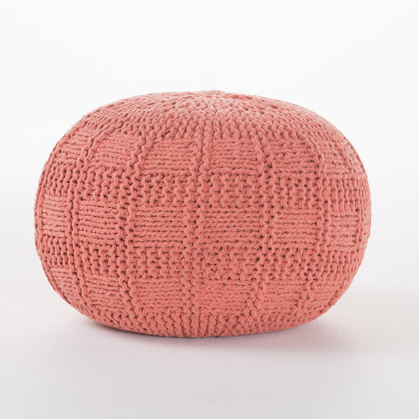 Gdf Studio Valentine Handcrafted Modern Fabric Pouf