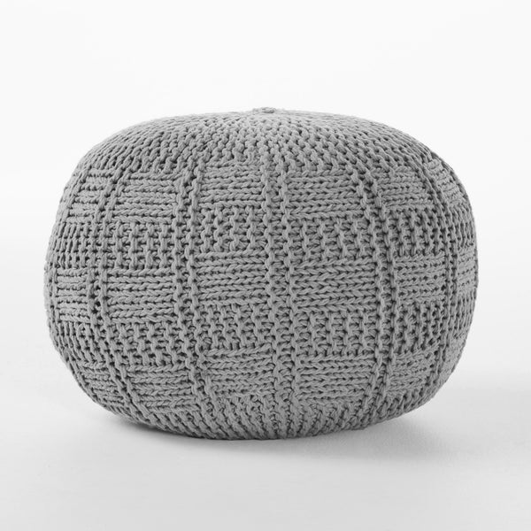 gdf studio Valentine Handcrafted Modern Fabric Pouf
