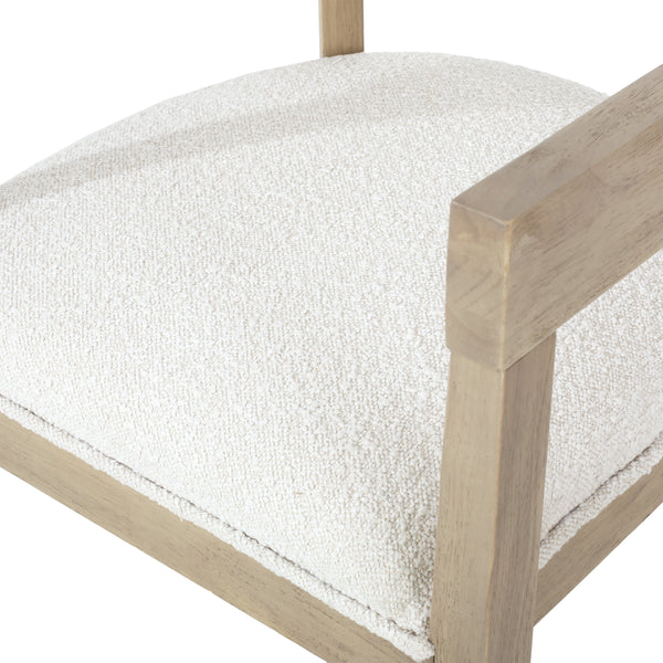 Gdf Studio Vande Fabric Upholstered Wood Tub Dining Chairs Set Of 2