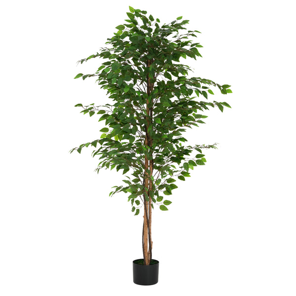 gdf studio Varian 74" Artificial Ficus Tree With Pot