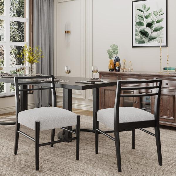 Gdf Studio Velluma Modern Simple Dining Chair Set Of 2