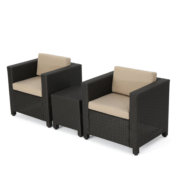 gdf studio Venice 2-Seater Outdoor Chat Set with Side Table