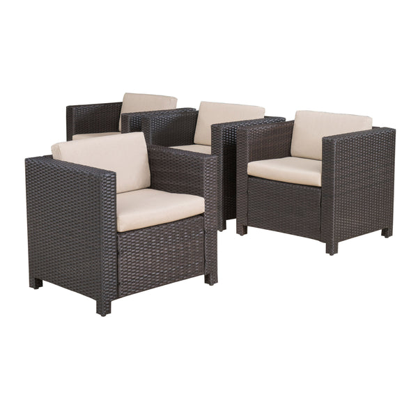 gdf studio Venice 4-Seater Outdoor Chat Set with Coffee Table