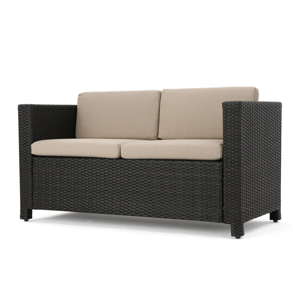 Gdf Studio Venice 6-Seater Outdoor Sofa Set With Coffee Table