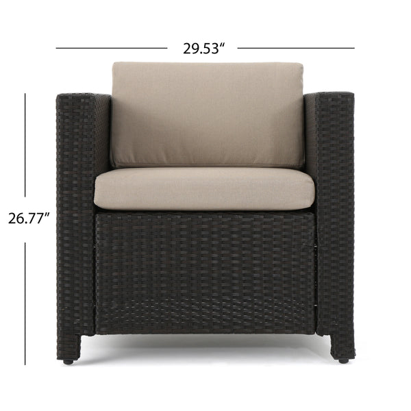 Gdf Studio Venice 8-Seater Outdoor Sofa Set With Side Tables