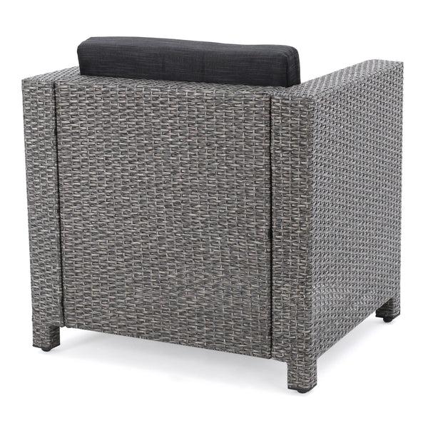 Gdf Studio Venice Outdoor Wicker Club Chair (set Of 4)