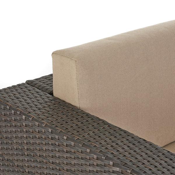 Gdf Studio Venice Outdoor Wicker Swivel Club Chairs With Cushions