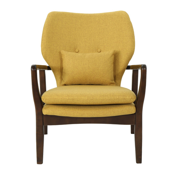gdf studio Ventura Mid Century Modern Fabric Club Chair