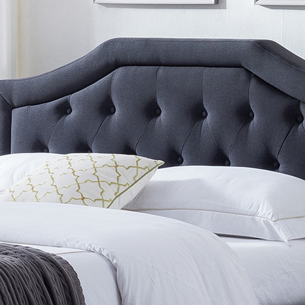 Gdf Studio Veromca Theresa Contemporary Fabric Upholstered Queen Sized Bed Set