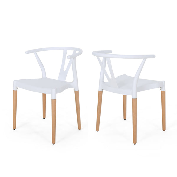 Gdf Studio Victoria Modern Dining Chair With Beech Wood Legs (Set Of 2)