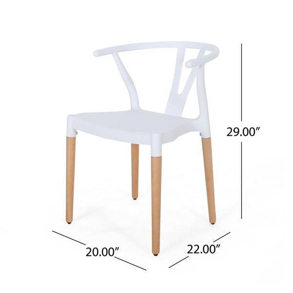 Gdf Studio Victoria Modern Dining Chair With Beech Wood Legs (Set Of 2)