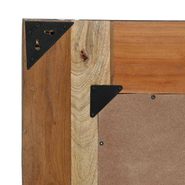 Gdf Studio Vilamari Modern Industrial Handmade Wood Wall Mirror Natural