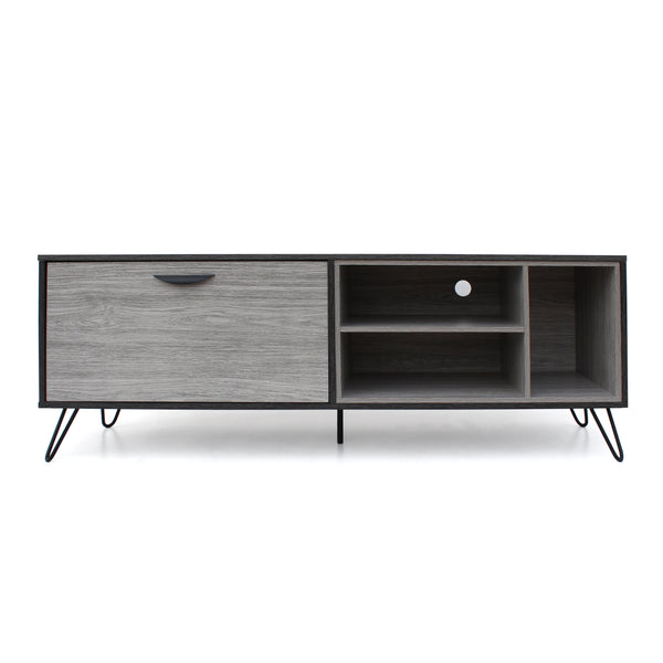 gdf studio Vivian Mid Century Modern Cabinet & Shelves TV Stand