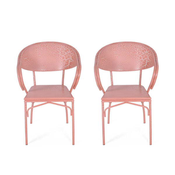 gdf studio Warren Desert Outdoor Modern Dining Chair (Set of 2)
