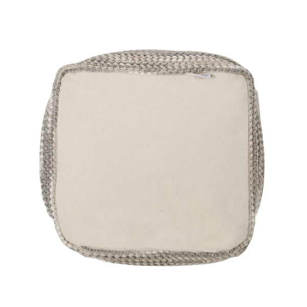 Gdf Studio Waterford Handcrafted Boho Fabric Cube Pouf