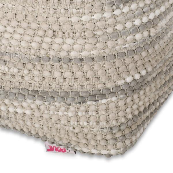 Gdf Studio Waterford Handcrafted Boho Fabric Cube Pouf