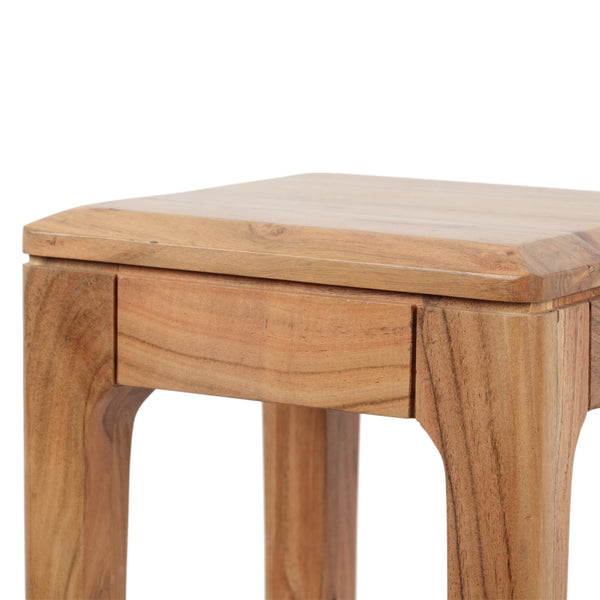 Gdf Studio Waterford Haralson Handcrafted Mid-Century Modern Acacia Wood Plant Stand Set Of 2