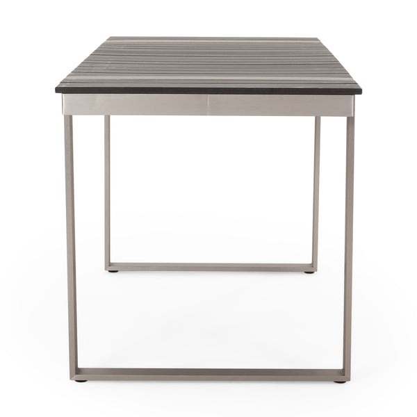 Gdf Studio Watts Outdoor 6 Piece Aluminum Dining Set