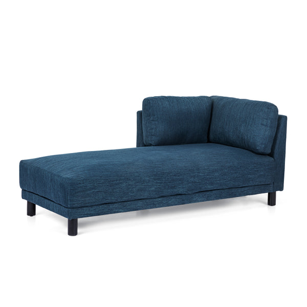 Gdf Studio Wellston Contemporary Fabric Upholstered Chaise Lounge